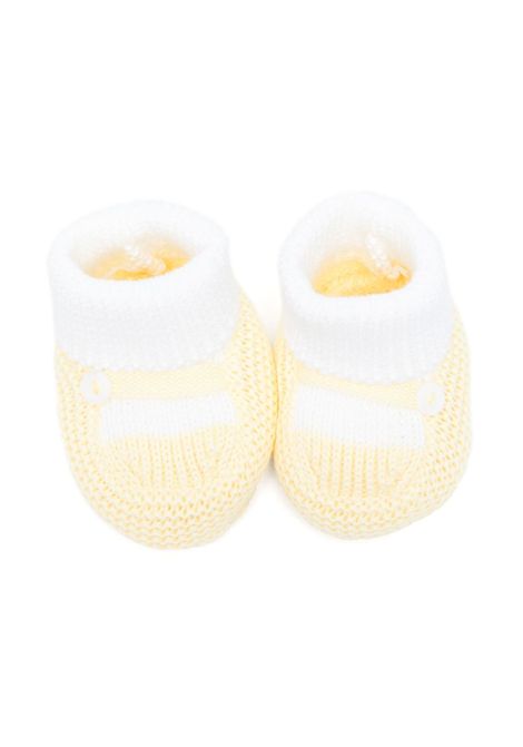 Scarpe in maglia LITTLE BEAR | 1137BCO/GIALLO